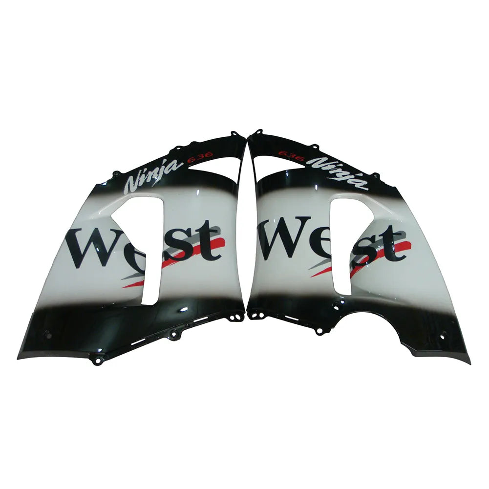 Kawasaki ZX-6R / 636 2005-2006 WEST Edition A tail section fairing detail view 1