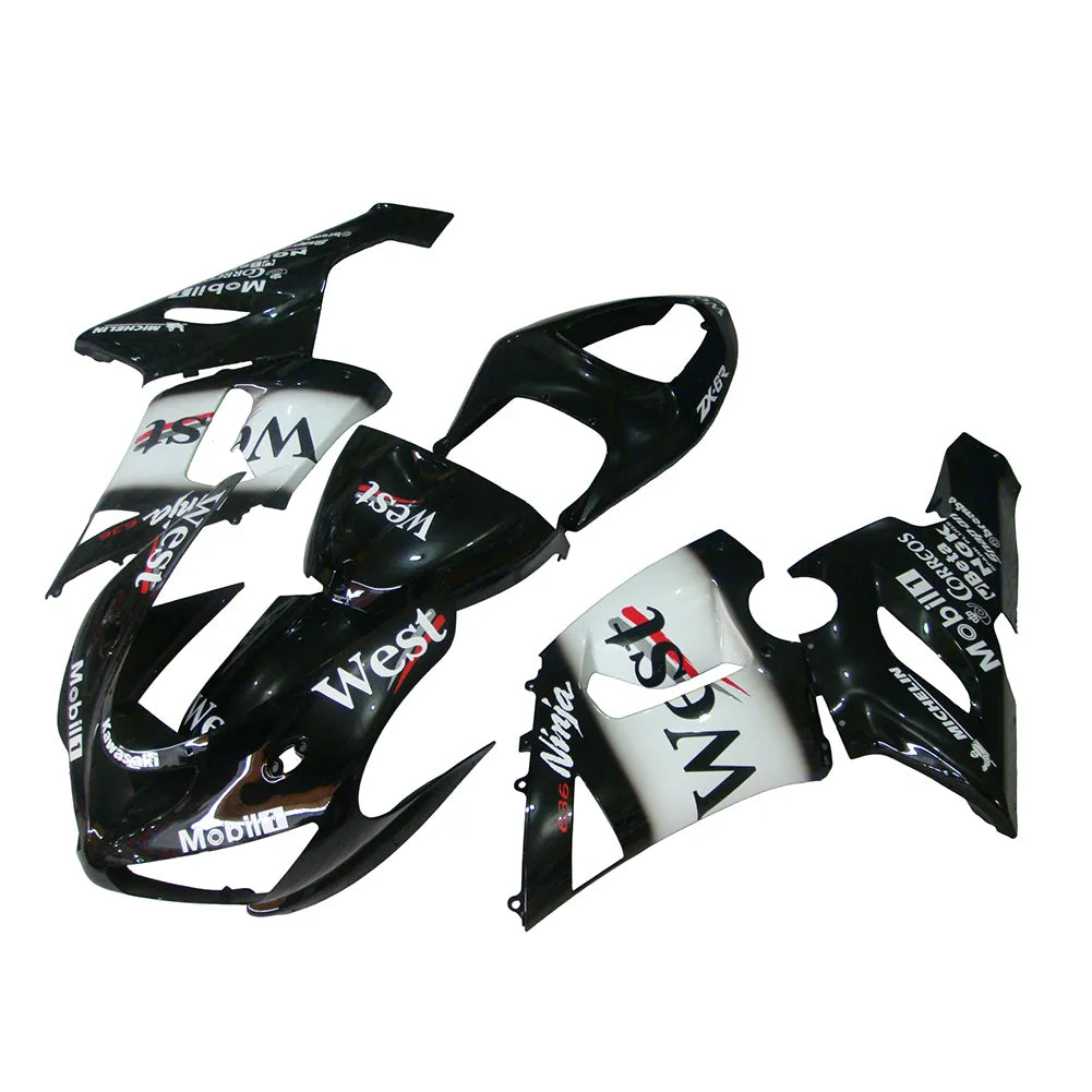 Kawasaki ZX-6R / 636 2005-2006 WEST Edition A fairing kit front view