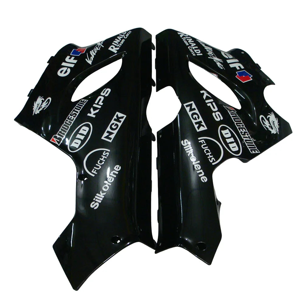 Kawasaki ZX-6R / 636 2005-2006 Green and Black No 76 fairing kit detail detail view 11