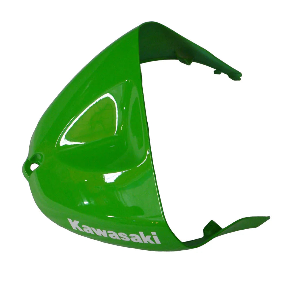 Kawasaki ZX-6R / 636 2005-2006 Green and Black No 76 fairing kit detail detail view 14