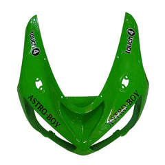 Kawasaki ZX-6R / 636 2005-2006 Green and Black No 76 fairing kit detail detail view 13