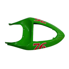 Kawasaki ZX-6R / 636 2005-2006 Green and Black No 76 fairing kit detail detail view 22