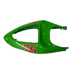 Kawasaki ZX-6R / 636 2005-2006 Green and Black No 76 fairing kit detail detail view 20