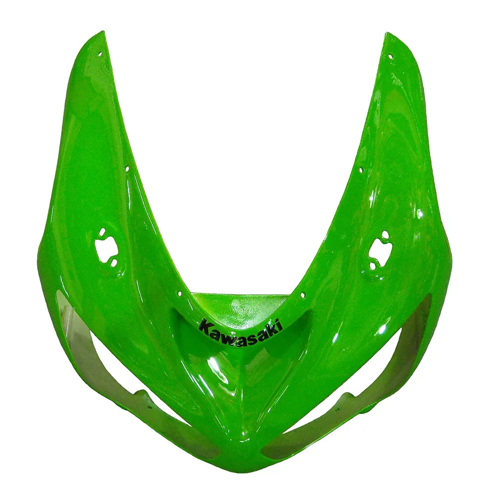 Kawasaki ZX-6R / 636 2005-2006 Green, Black, and Green Monster Edition A tail section fairing detail view 4