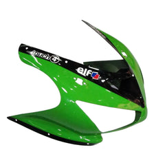 Kawasaki ZX-6R / 636 2005-2006 Green, Black, and Green Monster Edition B fairing kit left side view