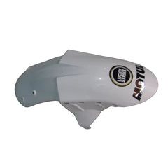 Kawasaki ZX-6R / 636 2005-2006 Black and White Lucky Strike Edition with Logos tail section fairing detail view 14