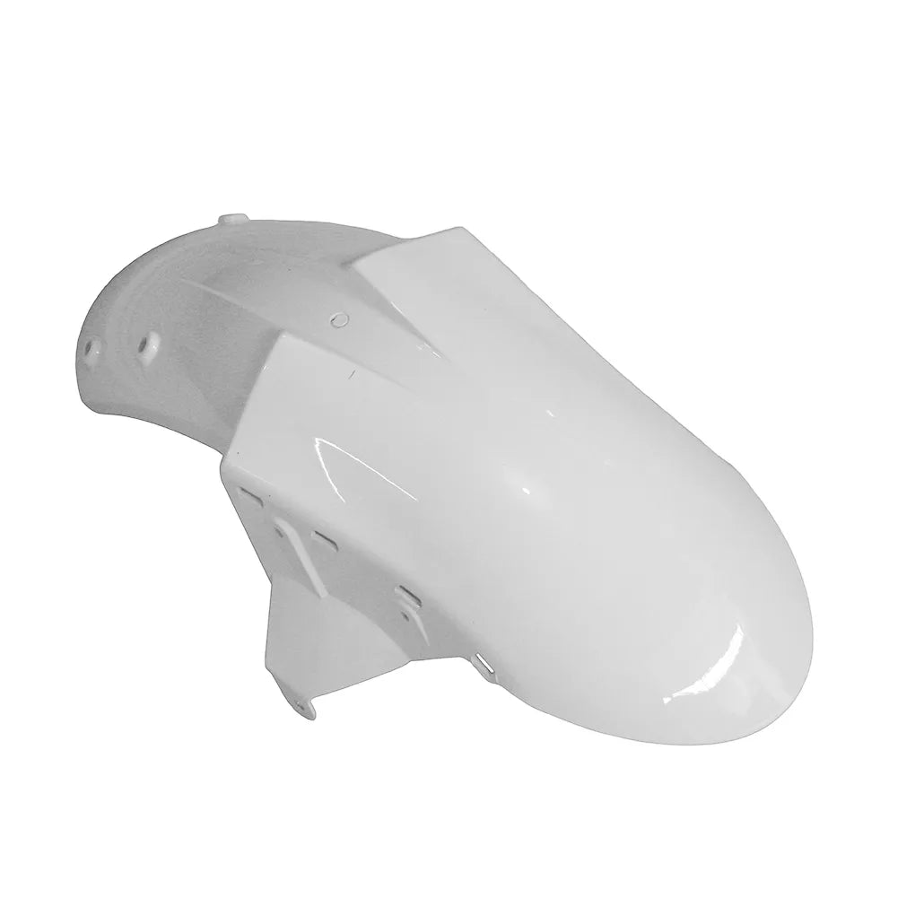 Kawasaki ZX-6R / 636 2005-2006 Black, White, and Green Monster Edition with Logos tail section fairing detail view 15