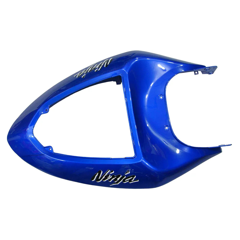 Kawasaki ZX-6R / 636 2005-2006 Black, Yellow, and Red Bull Edition tail section fairing detail view 11
