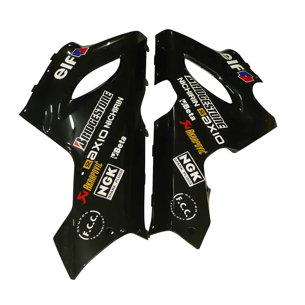 Kawasaki ZX-6R / 636 2005-2006 Black and Green Monster Edition tail section fairing detail view 4