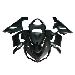 Kawasaki ZX-6R / 636 2005-2006 Matte Black fairing kit detail detail view 1