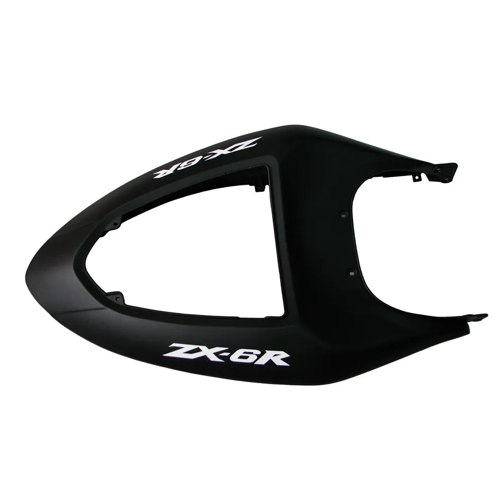 Kawasaki ZX-6R / 636 2005-2006 Matte Black fairing kit detail detail view 23