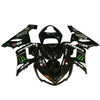 Kawasaki ZX-6R / 636 2005-2006 Black and Green Monster Edition Fairing Kit