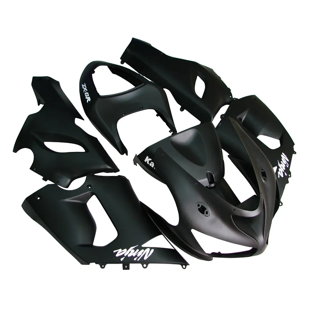 Kawasaki ZX-6R / 636 2005-2006 Matte Black fairing kit detail detail view 3