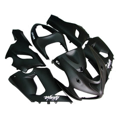 Kawasaki ZX-6R / 636 2005-2006 Matte Black fairing kit detail detail view 3