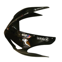 Kawasaki ZX-6R / 636 2005-2006 Black and Green Monster Edition tail section fairing detail view 8