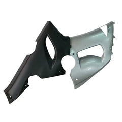 Kawasaki ZX-6R / 636 2005-2006 Matte Black and Silver tail section fairing detail view 2