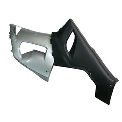 Kawasaki ZX-6R / 636 2005-2006 Matte Black and Silver tail section fairing detail view 3
