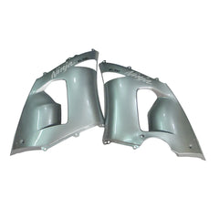 Kawasaki ZX-6R / 636 2005-2006 Matte Black and Silver tail section fairing detail view 4