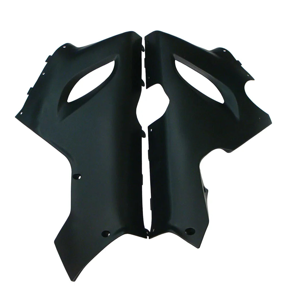 Kawasaki ZX-6R / 636 2005-2006 Matte Black and Silver tail section fairing detail view 5