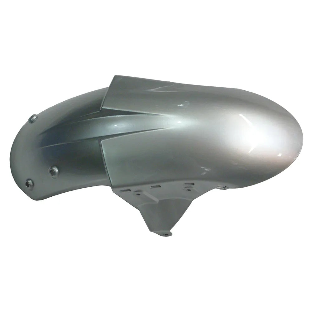 Kawasaki ZX-6R / 636 2005-2006 Matte Black and Silver tail section fairing detail view 13