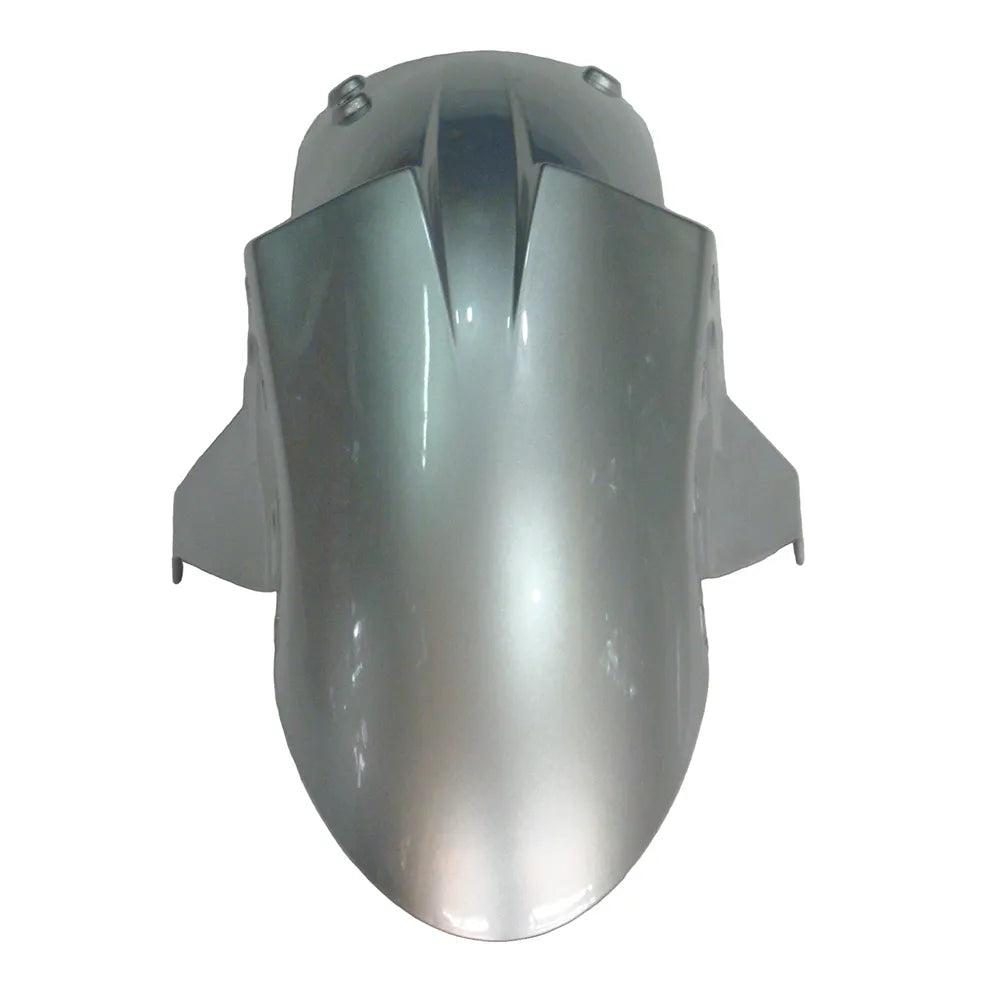 Kawasaki ZX-6R / 636 2005-2006 Matte Black and Silver tail section fairing detail view 12