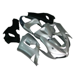 Kawasaki ZX-6R / 636 2005-2006 Matte Black and Silver tail section fairing side view