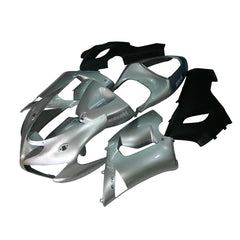 Kawasaki ZX-6R / 636 2005-2006 Matte Black and Silver tail section fairing detail view 1