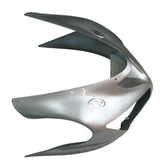Kawasaki ZX-6R / 636 2005-2006 Matte Black and Silver tail section fairing detail view 7