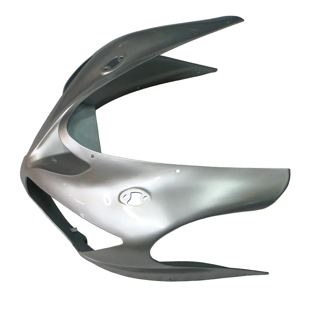 Kawasaki ZX-6R / 636 2005-2006 Matte Black and Silver tail section fairing detail view 8