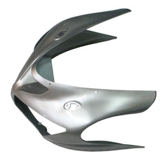 Kawasaki ZX-6R / 636 2005-2006 Matte Black and Silver tail section fairing detail view 8