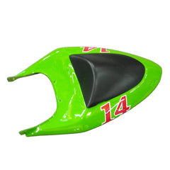 Kawasaki ZX-6R / 636 2005-2006 OEM Graphic Style Green and Black No 14 tail section fairing detail view 4