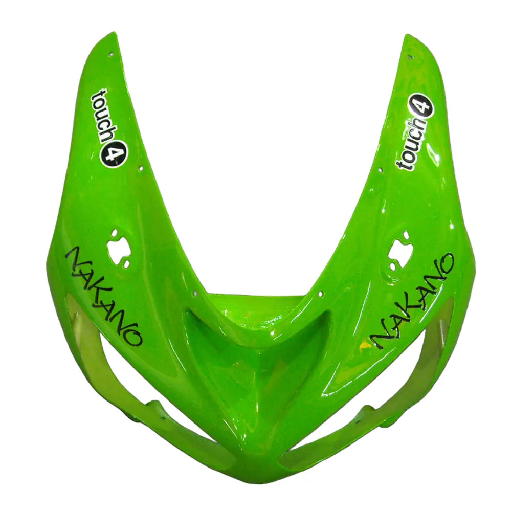 Kawasaki ZX-6R / 636 2005-2006 OEM Graphic Style Green and Black No 14 tail section fairing detail view 2