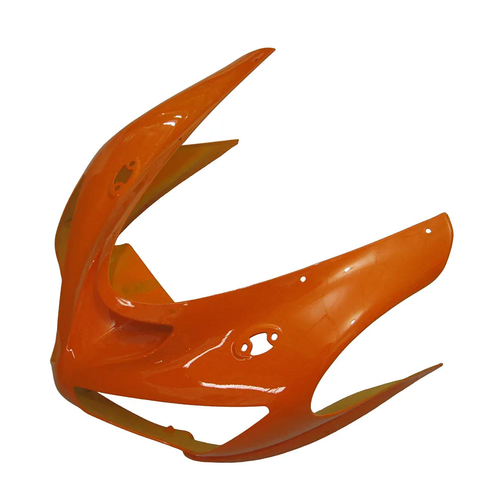 Kawasaki ZX-6R / 636 2005-2006 Orange and Black tail section fairing detail view 5