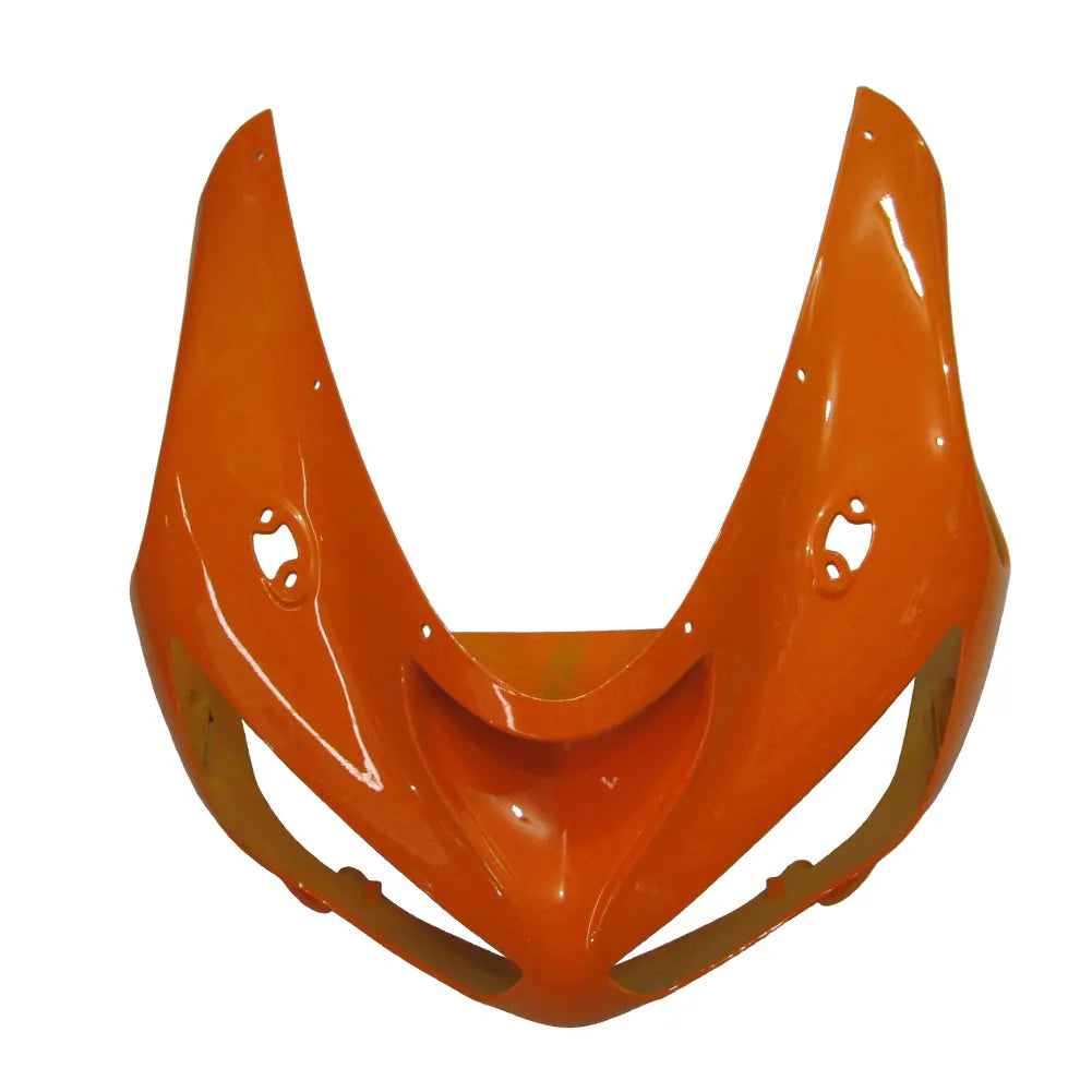 Kawasaki ZX-6R / 636 2005-2006 Orange and Black tail section fairing detail view 4