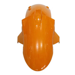 Kawasaki ZX-6R / 636 2005-2006 Orange and Black tail section fairing detail view 8