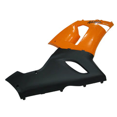 Kawasaki ZX-6R / 636 2005-2006 Orange and Black tail section fairing side view