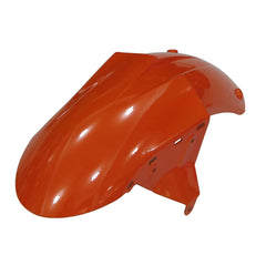 Kawasaki ZX-6R / 636 2005-2006 Orange, Black, and White tail section fairing detail view 4