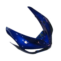Kawasaki ZX-6R / 636 2005-2006 Black and Blue A fairing kit left side view
