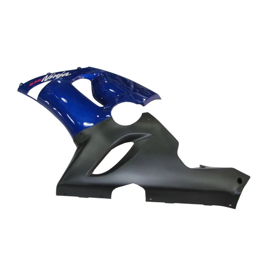 Kawasaki ZX-6R / 636 2005-2006 Black and Blue A tail section fairing rear view