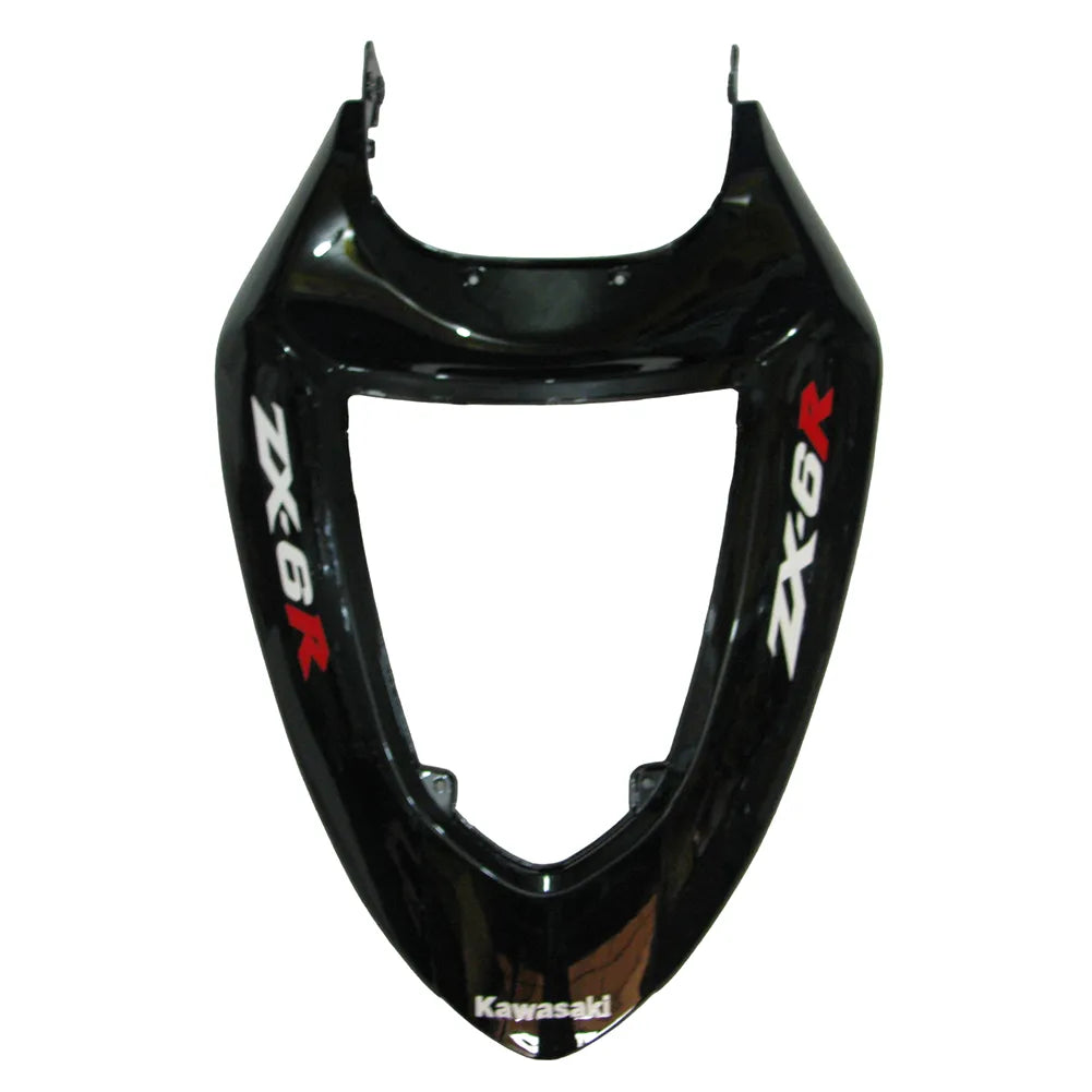 Kawasaki ZX-6R / 636 2005-2006 Red Flame tail section fairing detail view 12