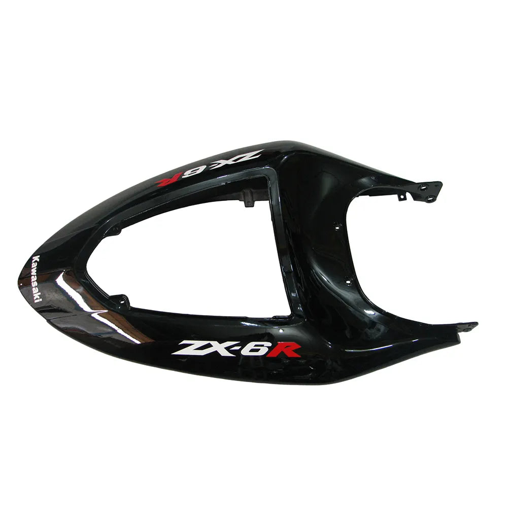 Kawasaki ZX-6R / 636 2005-2006 Red Flame tail section fairing detail view 13
