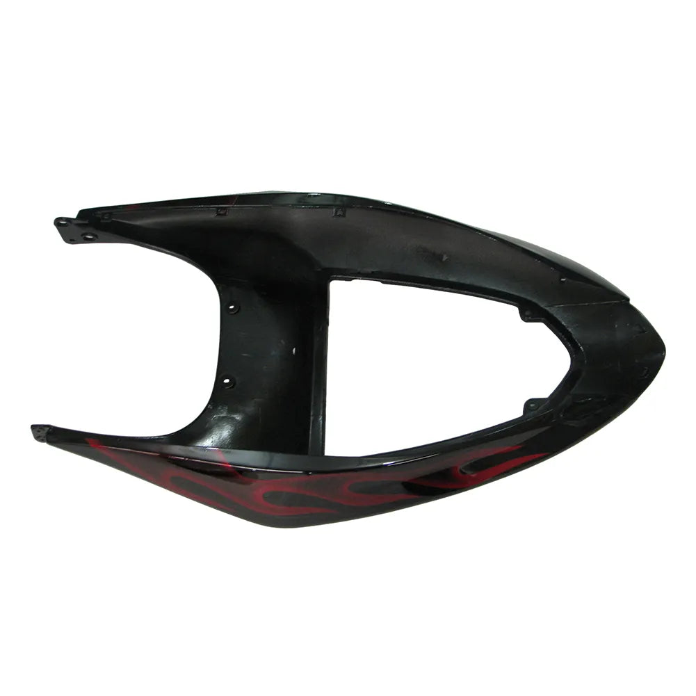Kawasaki ZX-6R / 636 2005-2006 Red Flame tail section fairing detail view 14