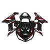 Kawasaki ZX-6R / 636 2005-2006 Red Flame Fairing Kit