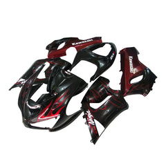 Kawasaki ZX-6R / 636 2005-2006 Red Flame tail section fairing rear view