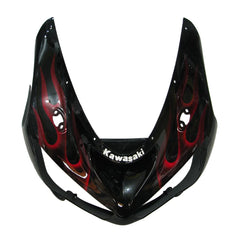 Kawasaki ZX-6R / 636 2005-2006 Red Flame tail section fairing detail view 6