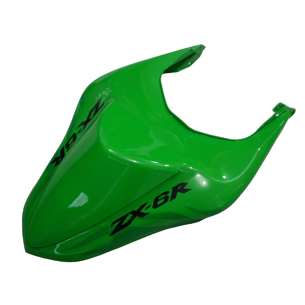 Kawasaki ZX-6R / 636 2007-2008 Green Flame tail section fairing detail view 6