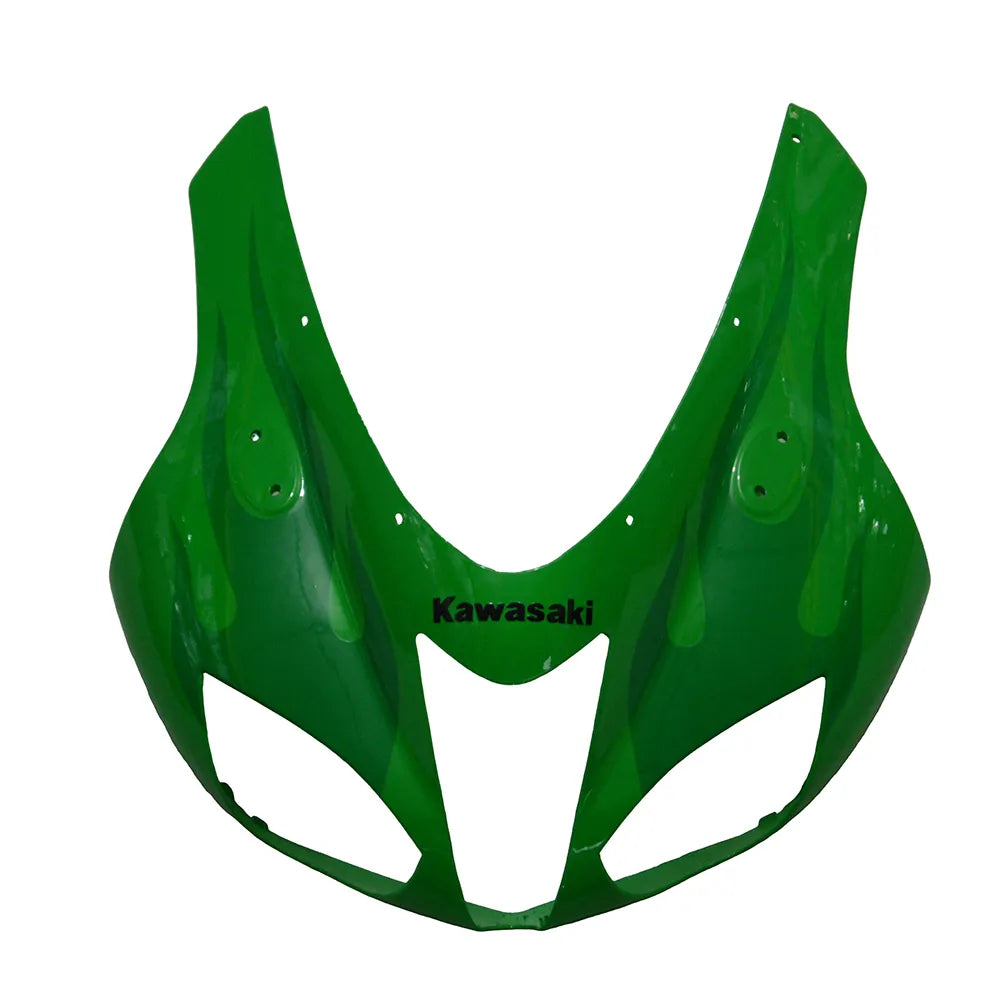 Kawasaki ZX-6R / 636 2007-2008 Green Flame tail section fairing detail view 7