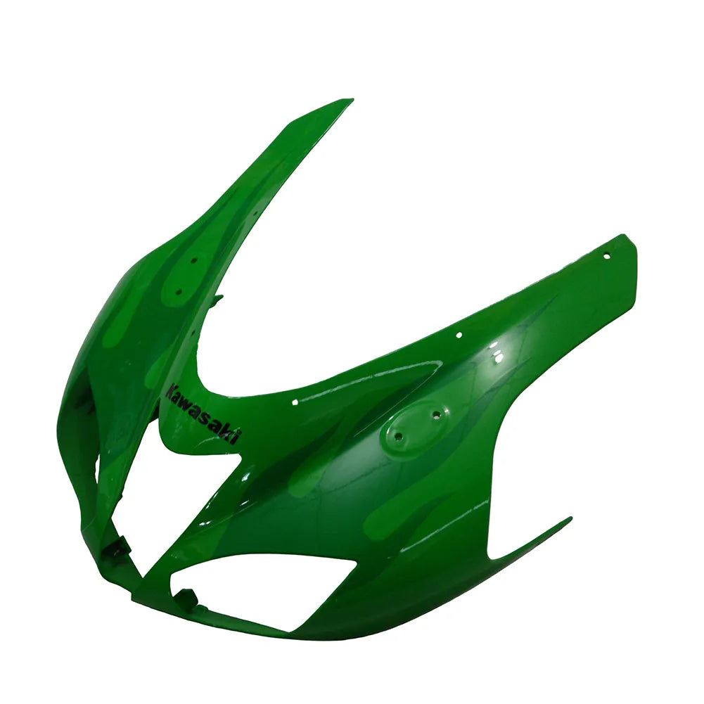 Kawasaki ZX-6R / 636 2007-2008 Green Flame tail section fairing detail view 8