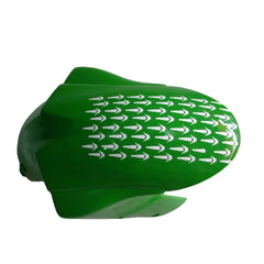Kawasaki ZX-6R / 636 2007-2008 Green, Black, and White Raindrop Edition tail section fairing detail view 1