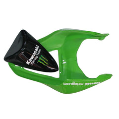 Kawasaki ZX-6R / 636 2007-2008 Green, Black, and Green Monster Edition A tail section fairing detail view 7